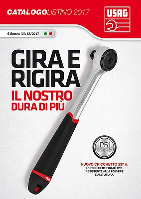 USAG pubblica il nuovo Catalogo Listino 2017
