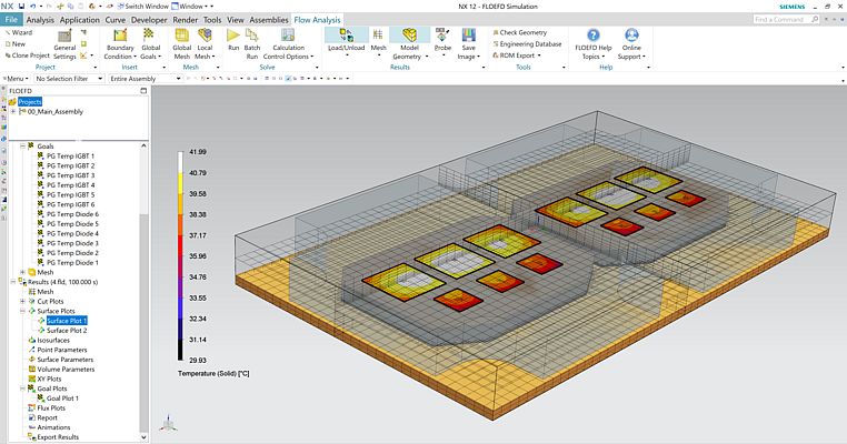 Simcenter FLOEFD aiuta gli utenti a inserire la simulazione CFD prima di avviare il processo di progettazione