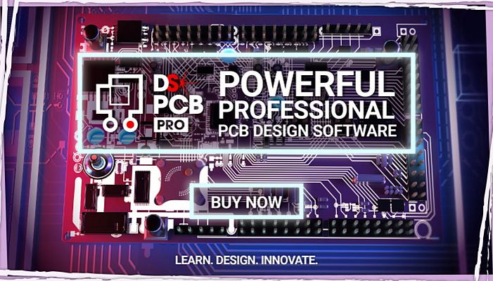 La versione gratuita di DesignSpark PCB offre a chiunque l’opportunità di progettare il proprio circuito stampato