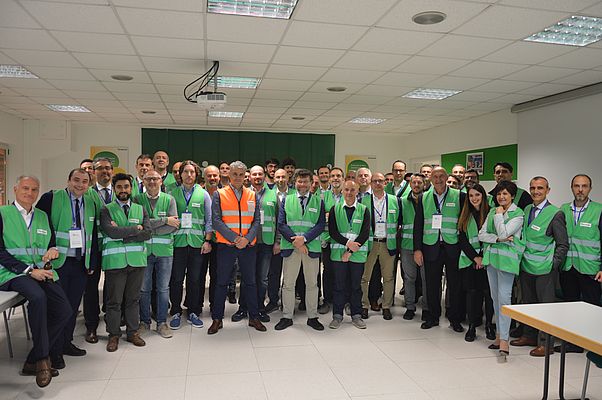 Il gruppo selezionato di partecipanti a Energy 2019 in visita allo stabilimento Heineken di Comun Nuovo (BG)