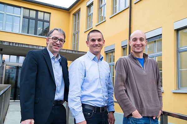 Martin Zimmermann, Thomas, Ochsner e Martin Rupf (da sinistra) di Kollmorgen