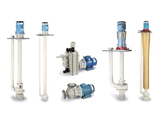 Pompe verticali e orizzontali anticorrosione