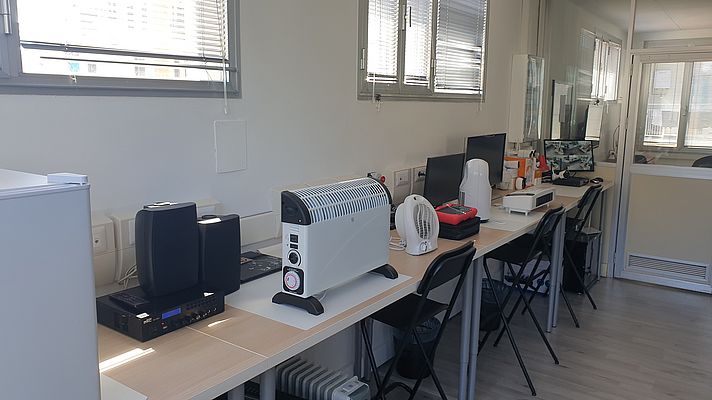 Un’area del laboratorio Melchioni Ready Quality Center
