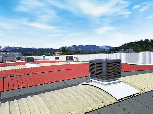 Sistemi EDENYA per il riscaldamento e il raffrescamento di ambienti industriali