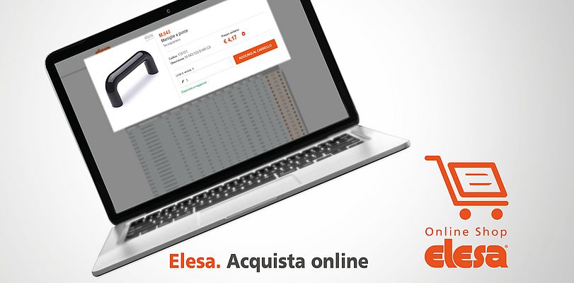 Il sistema proposto da Elesa offre la possibilità di visualizzare la disponibilità a stock in tempo reale e valutare i tempi di consegna