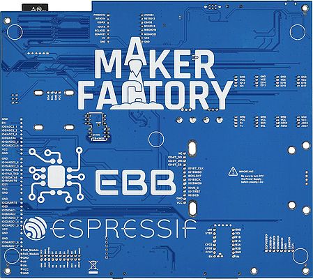 MAKERFACTORY EBB ESP32 è progettata per rispondere alle esigenze dei maker e dei professionisti dalla progettazione di sistemi elettronici embedded