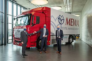 Primo camion a idrogeno per MEWA