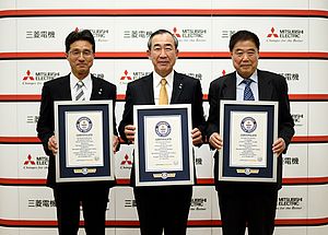 Mitsubishi Electric raggiunge i Guinness World Records