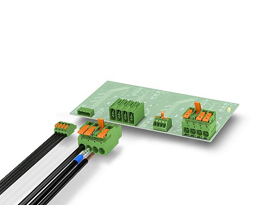 Morsetti e i connettori per circuiti stampati