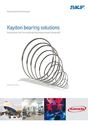 È disponibile il nuovo catalogo cuscinetti Kaydon