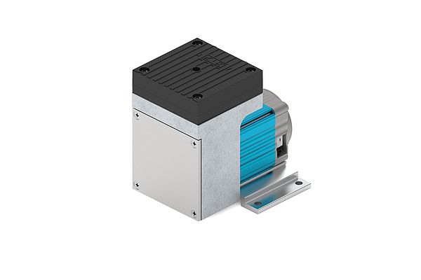 La pompa per vuoto N 838 con motore MI offre parametri motore personalizzati e controllo della velocità analogico o digitale per una precisione e un controllo assoluti nelle applicazioni di prelievo e posizionamento