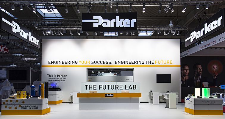 Lo stand di Parker Hannifin a Hannover Messe