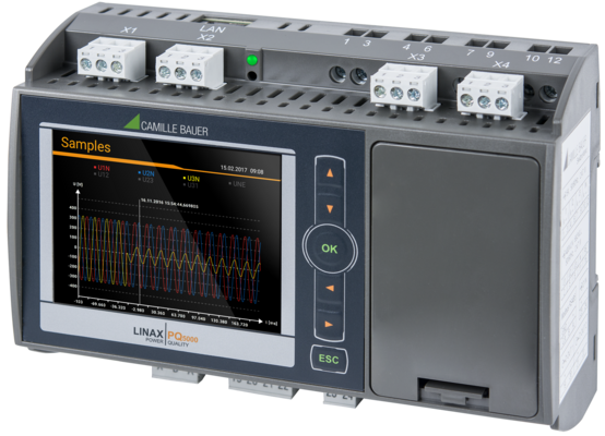 LINAX|PQ5000 offre un’analisi del consumo energetico, classe 0.5S