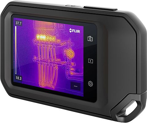 La termocamera C5 è dotata di sensore interno di immagini termiche FLIR Lepton® che include l’ottimizzazione brevettata dell’immagine FLIR MSX