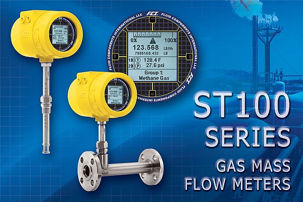 Controllo e misurazione della portata dei gas di torcia - Flussimetri della serie ST100