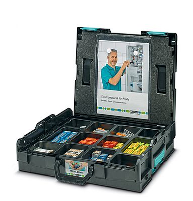 Lo starter kit CASE PTFIX L-BOXX con valigetta di sistema Sortimo L-BOXX 102