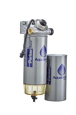 Il filtro a coalescenza Aquabloc3D è pensato per la filtrazione dei carburanti diesel