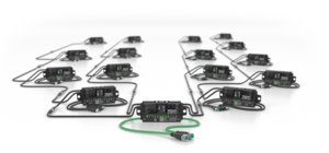 Ethernet-Steuersystem für Motorrollen