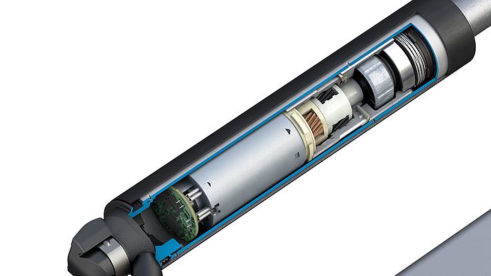 Elektromechanischer Antrieb mit integrierter Steuerung