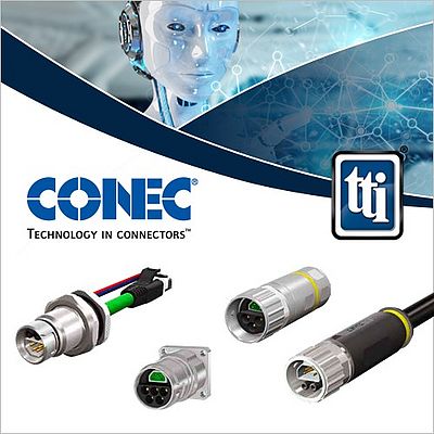 CONEC Hybrid Steckverbinder verfügbar bei TTI
