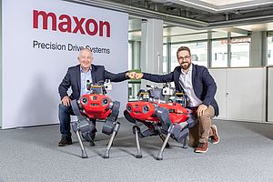 maxon schließt strategische Partnerschaft mit Robotik-Start-up