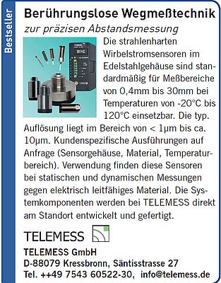 Ber&uuml;hrungslose Wegme&#0223;technik