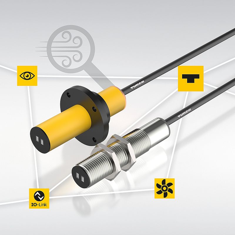 Luftstromsensoren mit IO-Link