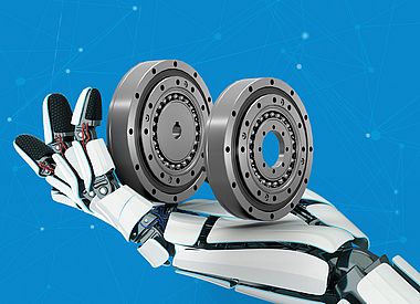 Wellgetriebe in extrakurzer Bauform