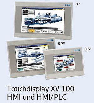 Touchdisplay XV100 HMI und HMI/PLC