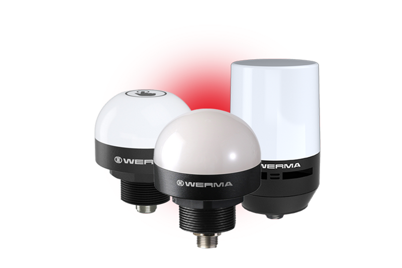 Signalleuchte mit höherer Kalotte für mehr Sichtbarkeit