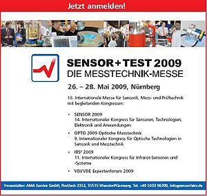 Sensor + Test 2009 - Die Messtechnik-Messe