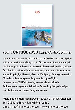 scanCONTROL 2D/3D Laser-Profil-Scanner