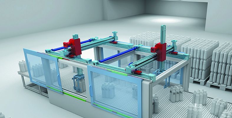 Überall, wo Linearbewegungen zuverlässig und kompakt automatisiert ausgeführt werden sollen, sind die Mehrachssysteme von Rollon erste Wahl. Bild: Rollon