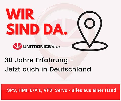 Unitronics GmbH - Neue lokale Niederlassung gegründet