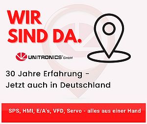 Unitronics GmbH - Neue lokale Niederlassung gegründet