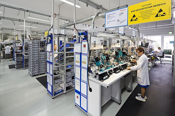 Produktion am Hauptsitz in Villingen-Schwenningen