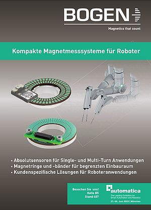 Kompakte Magnetmesssysteme für Roboter