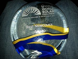 SER sind beste Newcomer der World Solar Challenge 2011
