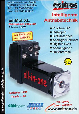 Dezentraer Servo-Antrieb