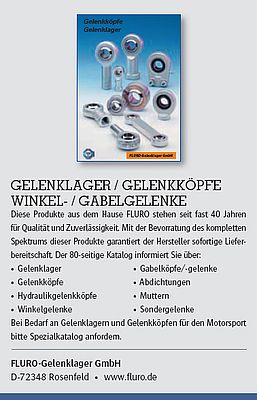 Katalog mit Gelenkköpfe und Gelenklager