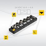 Dezentrale elektronische Sicherung mit IO-Link