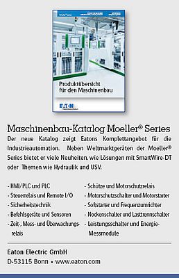 Maschinenbau-Katalog Moeller Series