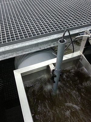 Die Einbausituation der JUMO-Sensoren in der Aquakultur