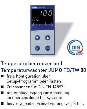 Temperaturbegrenzer JUMO TB/TW 08
