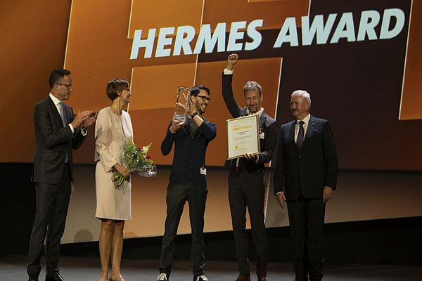 Verleihung des HERMES AWARDS 2022 bei der Eröffnung der Messe (c) Deutsche Messe