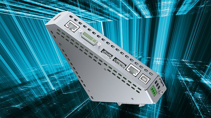 Das HDBaseT-Standardmodul EDL Full Range ermöglicht die vollfunktionale Anbindung von HMI-Panels an bis zu 100 m entfernte Anwendungssteuerungen.