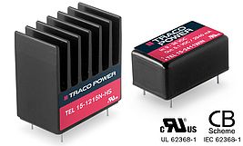 Ultrakompakte 15-Watt-DC/DC-Wandler (DIL-16) für Industrieanwendungen