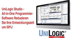 UniLogic®: Reduzieren Sie Ihre Programmierzeiten mit der preisgekrönten All-in-One-Software für SPS, HMI, Umrichter, I/Os & Servoantrieben und -Motoren
