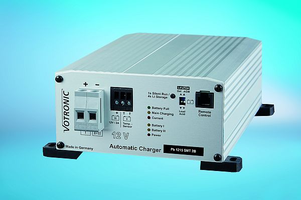 Die mobilen Netz-Ladegeräte der Baureihe Pb bietet auch bei großen Abweichungen der Netzversorgung eine hohe Ladeleistung. Quelle: Votronic