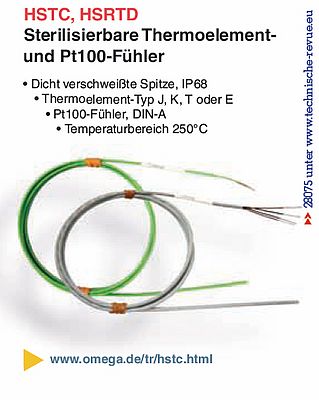 Thermoelement- und Pt100-Fühler HSTC, HSRTD